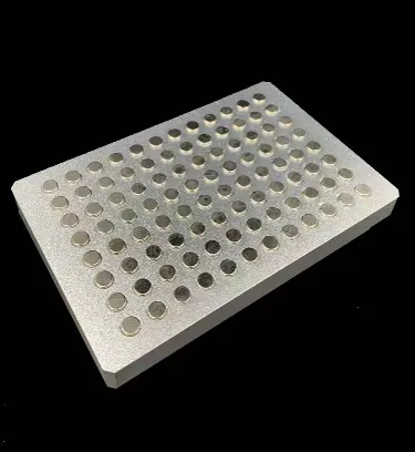 96-well cell culture plate magnetic stand (aluminum alloy)