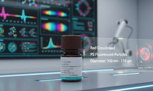 [ACLR-0060-COOH] Red Crosslinked PS Fluorescent Particles, 600 nm-COOH